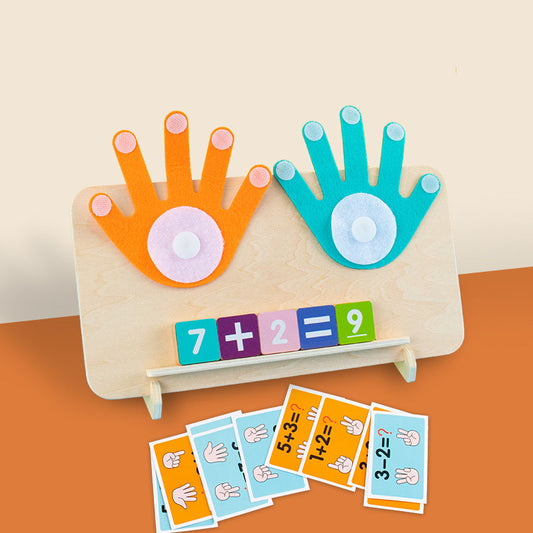 Children's addition and subtraction finger math cognitive puzzle math toys