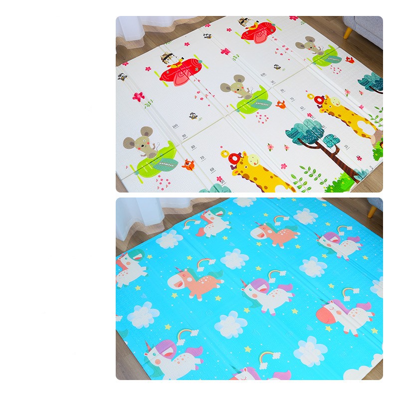 Crawling pad for babies thickened 4cm insulated household baby crawling pad foldable baby floor mat Xpe crawling pad