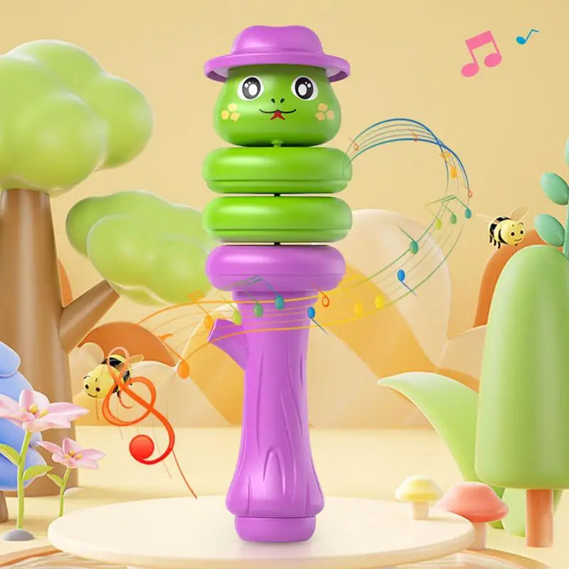 Cartoon Snake-Shaped Whistle Twisting Snake Rotating Duck Dragon Decompression Swinging Force Control Balance Toy