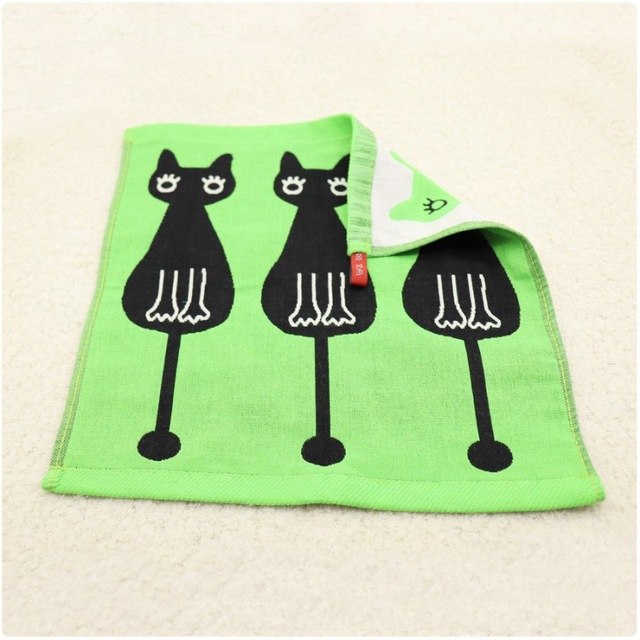 35*35 Baby Cartoon Gauze Towel with Hook Absorbent Square Face Towel Newborn Children Big Size Cute Hand Towel