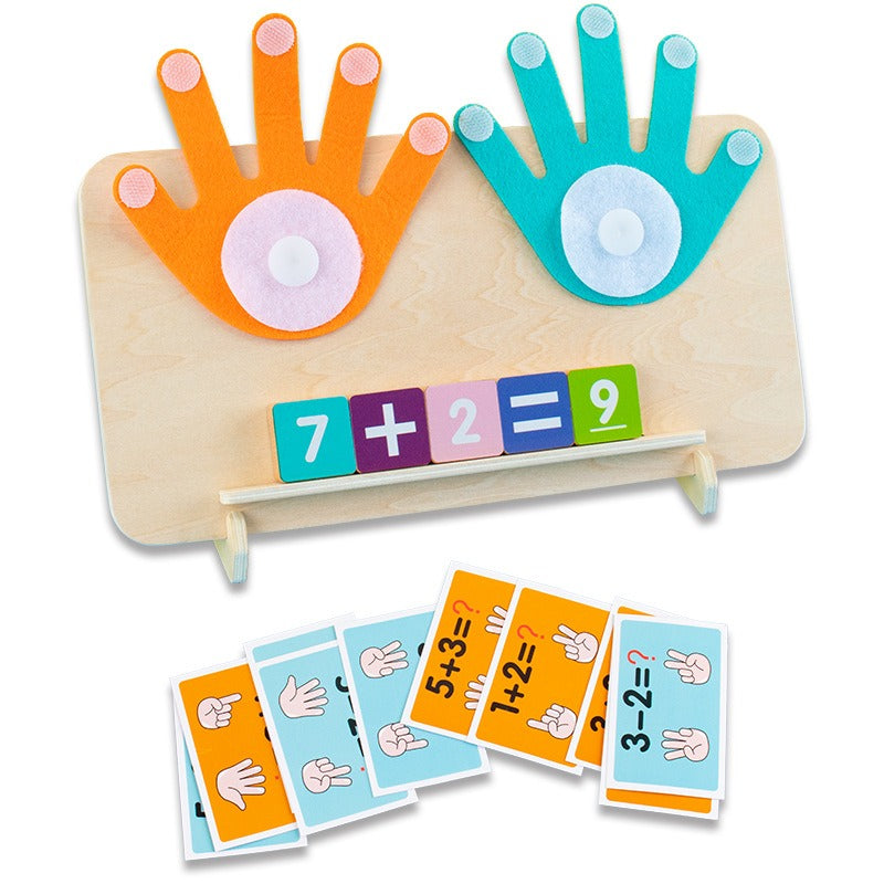 Children's addition and subtraction finger math cognitive puzzle math toys