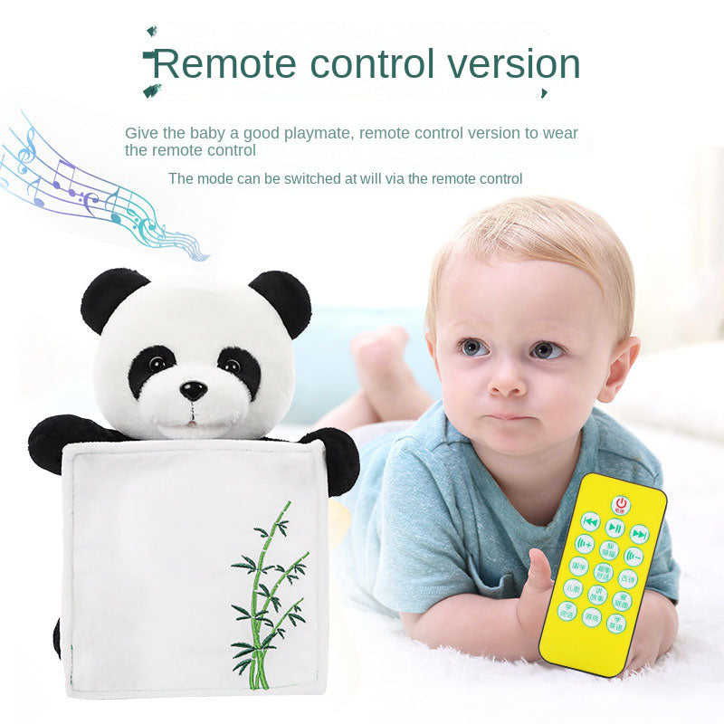 Remote Control Hide and Seek Cat Panda Tongue Learning Singing Intelligent Dialogue Interactive Early Education Puzzle Giant Pan