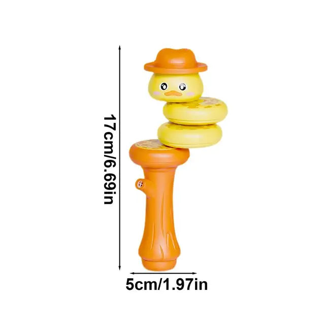 Cartoon Snake-Shaped Whistle Twisting Snake Rotating Duck Dragon Decompression Swinging Force Control Balance Toy