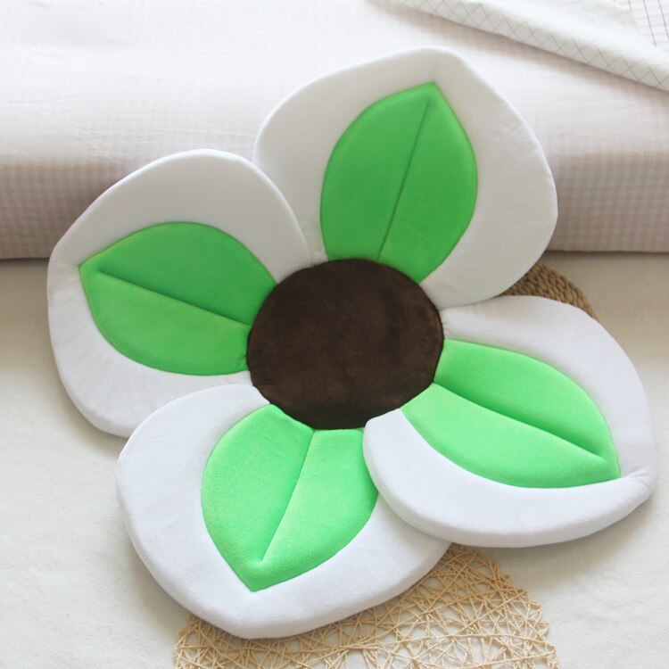 80CM Baby Bath Mat Blooming Bath Tub Flower Baby Bath Sink Safe Newborn Infant Shower Bathing Foldable Security Petal Seat Pads