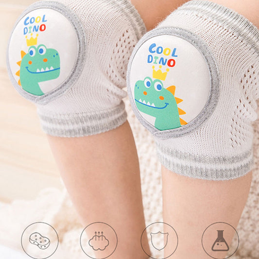 Baby Cute Socks Knee Protection Pad Kids Safety Crawling