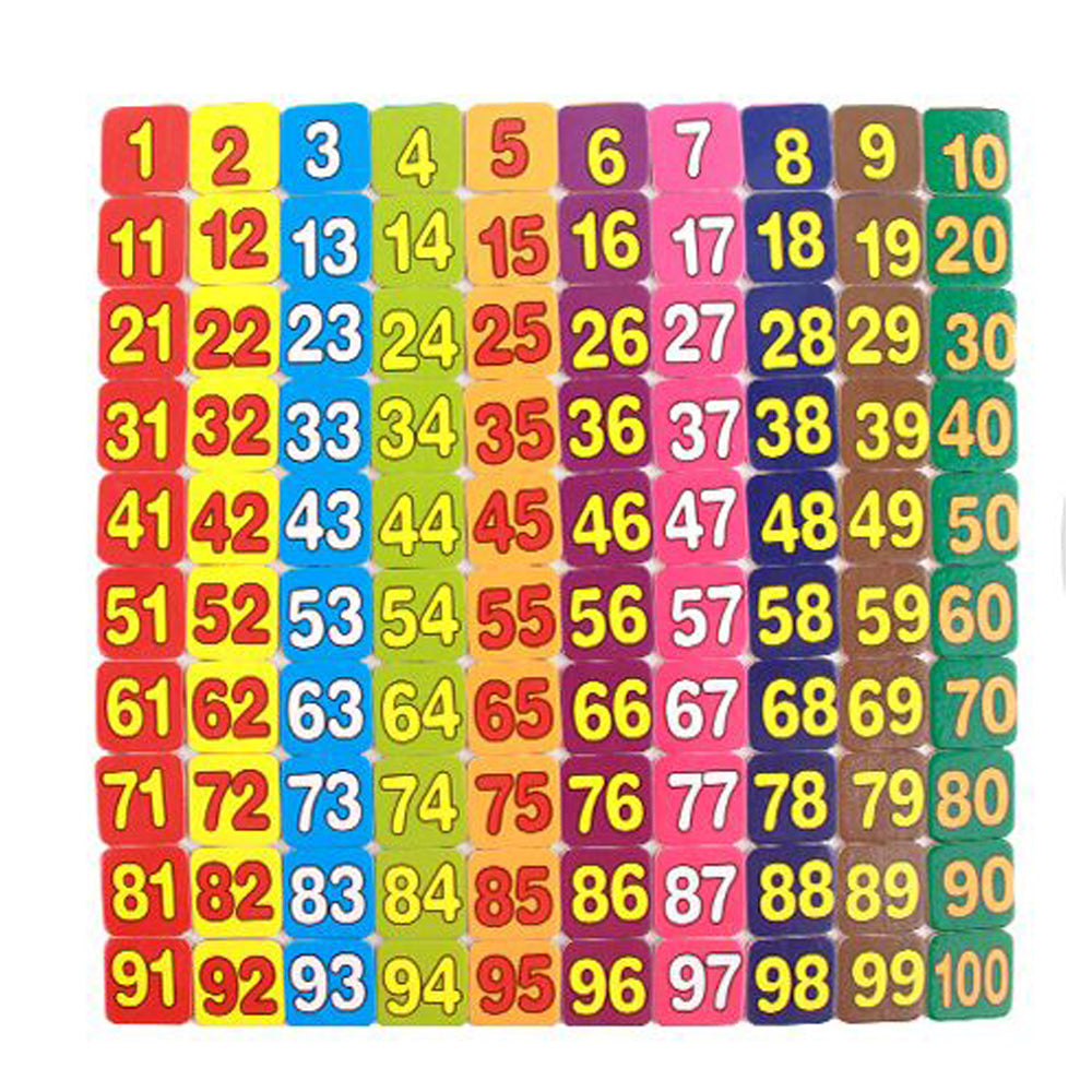 Learning Resources Educational Wooden Arithmetic Number Toys Box Digital Math Blocks Puzzles With Counting Sticks & Blackboard