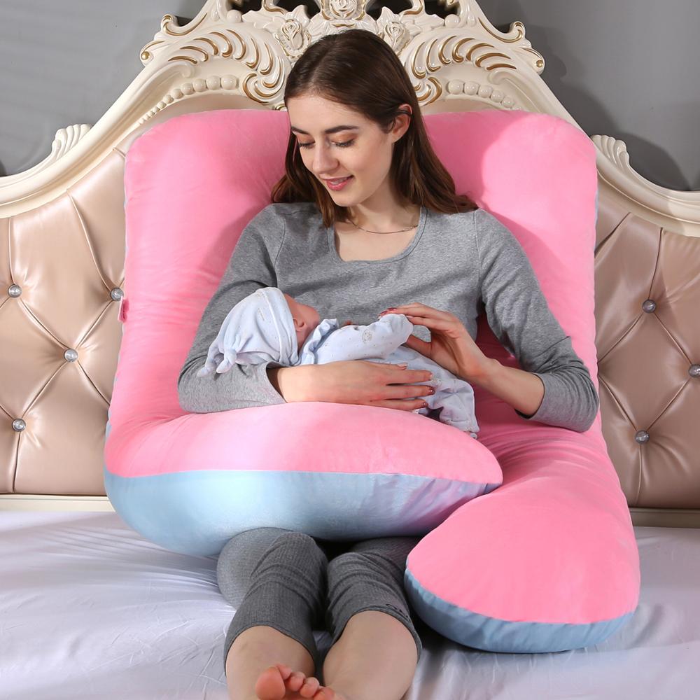 130x70cm Pregnant Pillow for Pregnant Women Cushion for Pregnant Cushions of Pregnancy Maternity Support Breastfeeding for Sleep